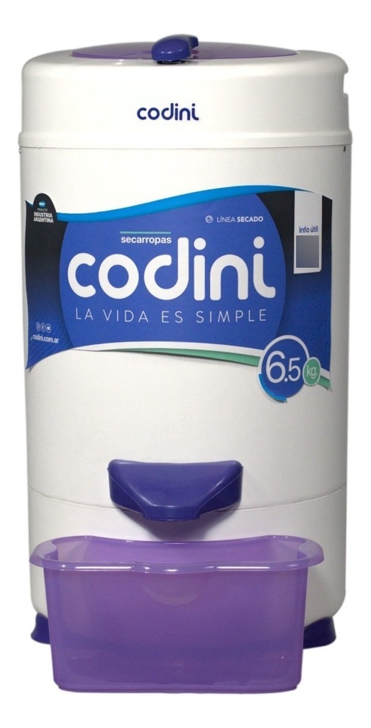 IV65- SECARROPAS INNOVA VERDE 6.5 KG