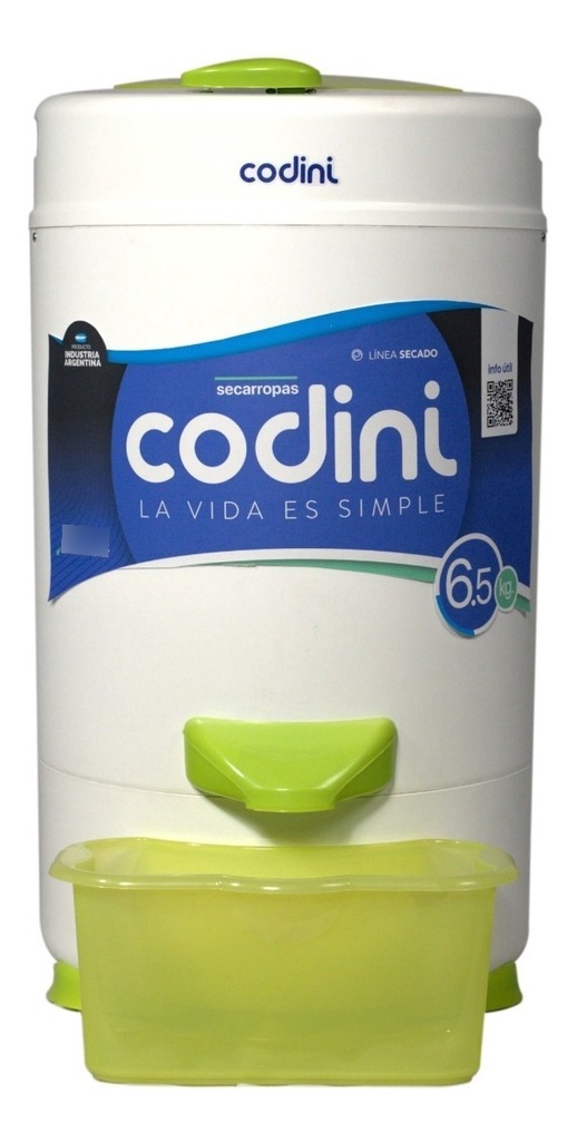 IV65- SECARROPAS INNOVA VERDE 6.5 KG